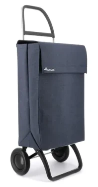 Rolser Jean Tweed 2 nákupná taška na kolieskach tmavo modrá / objem 43 l / nosnosť 50 kg / nepremokavý materiál