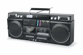 Muse M-380 GB čierna / Presnosné rádio / 80W / FM / CD / Bluetooth / Micro SD (M-380 GB)
