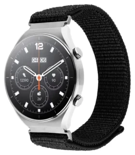 FIXED Nylon Sporty Strap 18mm čierny / Nylonový remienok / Quick Release / pre smartwatch / 16-21 cm (FIXNST2-18MM-BK)