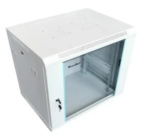 Xtendlan 12U 600x450 / Nástenný rozvádzač / Sklenené dvere / Šedý / Nosnosť 60 kg (WS-12U-64-GREY-U-P)