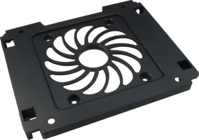 Inter-tech 5,25” inštalačný rámček pre 1x 3,5”/2,5” HDD/SSD / Rámček / 12cm ventilátor / čierna (88885214)