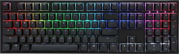 Ducky Ducky ONE 2 Backlit Gaming Tastatur, MX-Blue, RGB LED - schwarz, CH-Layout