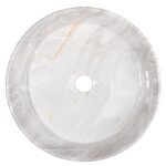 INVENA - Umývadlo na dosku GLAMOUR TREND 36cm sivobéžová CE-63-703-C