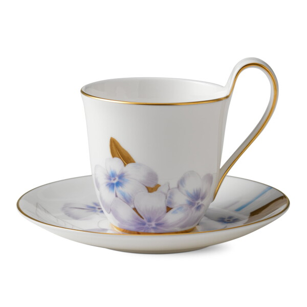 Royal Copenhagen Porcelánový šálek s podšálkem Flora Rhododendron 270 ml