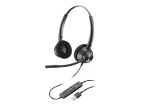 Poly EncorePro 310 čierna / Náhlavná súprava / mikrofón / dve slúchadlá / USB-A (767G1AA)