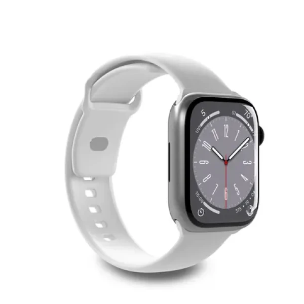 Puro ICON biela / Remienok pre Apple Watch / 42/44/45/49 mm / Silikón / 2 ks (PUICNAW44WHI)