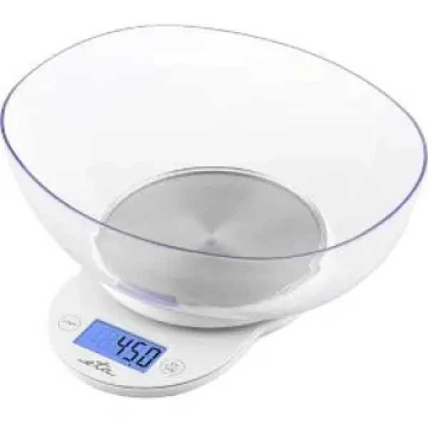 ETA ETA577090000 biela / kuchynská váha s nádobou 2.6l / max nosnosť 5kg / presnosť 1g / LCD displej / 3x AAA (ETA577090000)