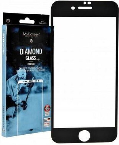 MyScreen Diamond Glass Edge FullGlue - Ochranné sklo pre Apple iPhone 7 amp; 8 SE(2020 2022) čierna (MD2826TG DEFG BLACK)