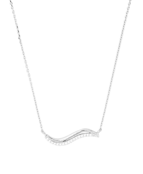 Silver Cat Trblietavý strieborný náhrdelník s kubickými zirkónmi Beauty SC596