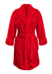 DKaren Housecoat Eliza Red červená