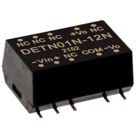 MEAN WELL DETN01M-15N DC / DC menič napätia, SMD 34 mA 1 W Počet výstupov: 2 x; DETN01M-15N