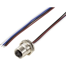 TRU COMPONENTS Vestavná zásuvka pre čidlo/aktuátor, TC-12833048, piny: 4, 0.5 m, 1 ks; TC-12833048