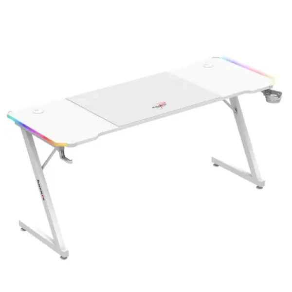Huzaro Hero 4.8 RGB biela / Herný stôl / 160 x 60 x 74 cm (HZ-HERO 4.8 RGB WHITE)