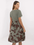 Šaty DHJ SK 253701.80 khaki jedna velikost
