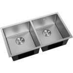 MEXEN - Binox oceľový drez 2-bowl 800 x 450 mm, nerez 6421802000-01