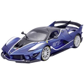 Bburago Ferrari R&P FXX-K EVO, blau #27 1:18 model auta; 18-16012B - Bburago Ferrari FXX-K EVO nr.27 modrá 1:18