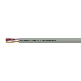 HELU 18076-500 dátový kábel LiYY 40 x 0.34 mm² sivá 500 m; 18076-500