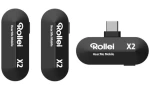 Rollei Hear:Me Mobile X2 / Klopový mikrofón (2x vysielač + 1x prijímač) / USB-C (28713)