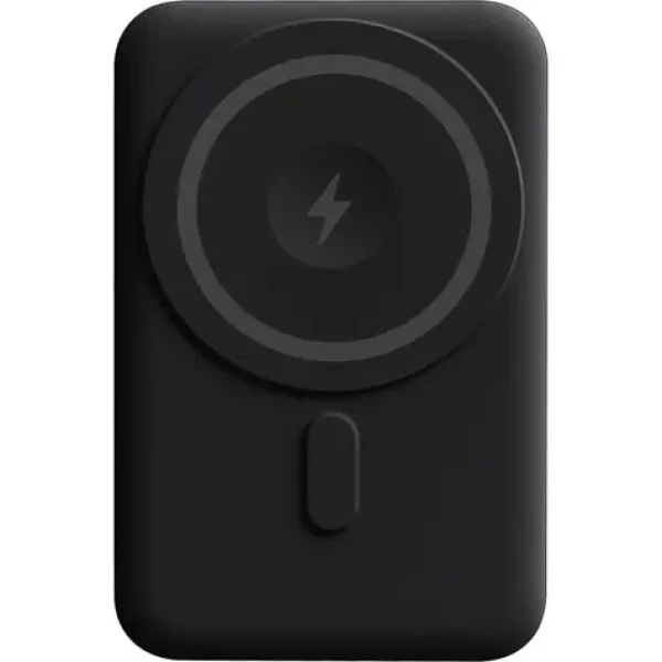 YENKEE YPB 501 MagSafe PB 5000 BK SILIC čierna / bezdrôtová MagSafe nabíjačka / 5000 mAh / 15W / USB-C / stojanček (8590669368068)