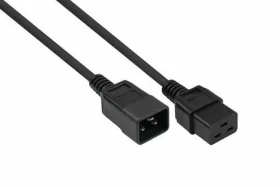 Kabelmeister Predlžovací kábel C20-C19 čierna 5m / Napájací kábel / 16A / 250V / H05VV-F / 1,5mm2 (SK2090-S050)