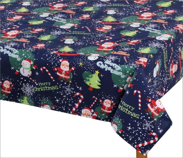 Ubrus VIANOCE 903 120x140cm vianočný motív modrý