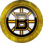 Jedlý papier Boston Bruins logo 19,5 cm - Pictu Hap - Pictu Hap
