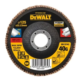 DeWalt / Lamelový brúsny kotúč / P40 / 125×22,2 mm (DT30602)