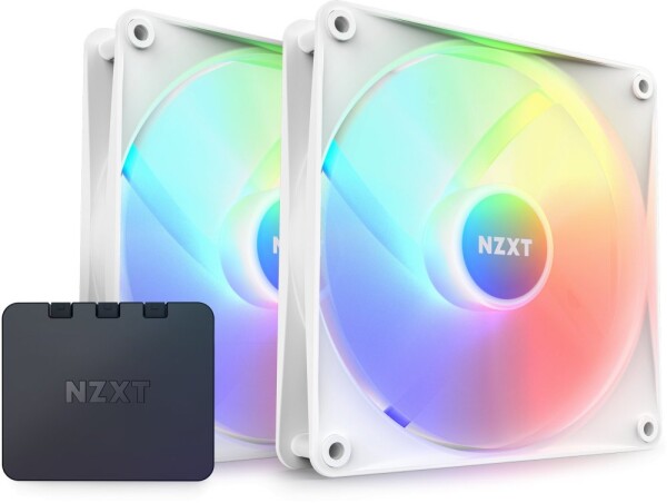 Nzxt NZXT F140 RGB Core Twin Pack fan, 140 mm, white, 2 pcs.