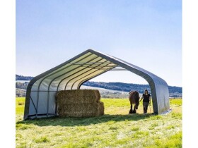 Plachtový prístrešok – ShelterLogic Run-In-Shed 6,7 × 7,3 m