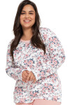 Dámske pyžamo 3021 GARDENIA (INTERLOCK) 2XL-3XL bílá