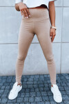 Dámské legíny LOOK ME camel Dstreet UY1620 XL