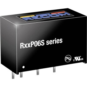 RECOM R24P06S DC / DC menič napätia, DPS 167 mA 1 W Počet výstupov: 1 x; R24P06S