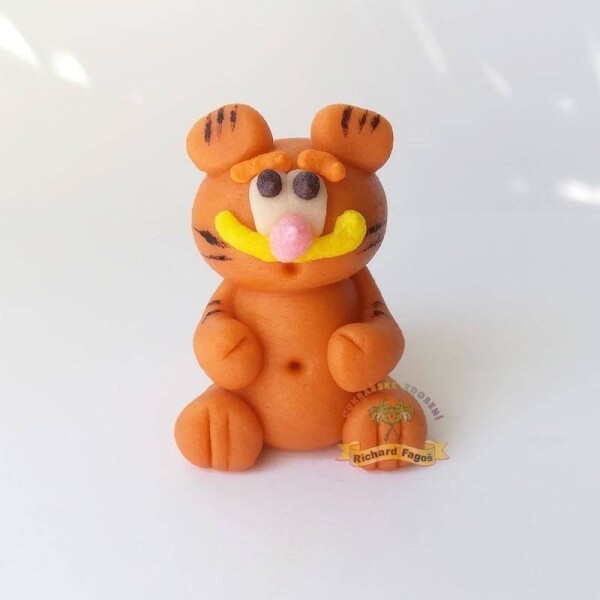 Figúrka na tortu Garfield 5 cm z kokosovej hmoty - Fagos - Fagos