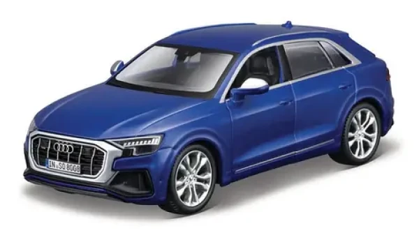 Bburago Audi SQ8 modrá metalíza 1:32