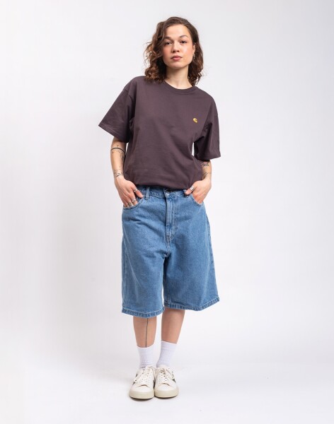 Carhartt WIP W' Brandon Short Blue stone bleached S