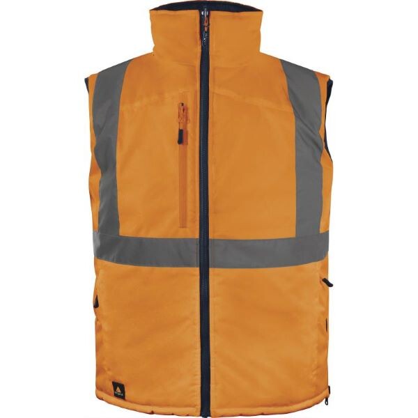 Reflexná zateplená obojstranná vesta Delta Plus FIDJI 3* Farba: Žltá, Veľkosť: 2XL (FIDJ3HVJAXX)