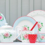 GREEN GATE Mini latte cup Dotty Red 130 ml