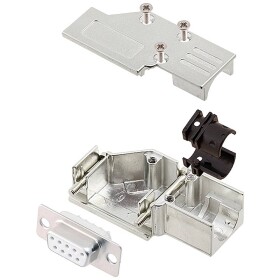 Encitech DCMR09-FK-DMS-W-K 6355-8065-31 sada D-SUB zásuvková lišta 90 ° Pólov: 9 spájkovaný 1 ks; 6355-8065-31