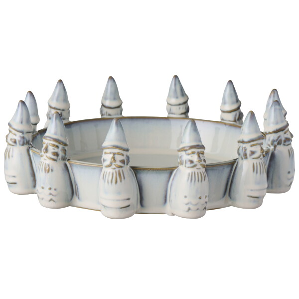 Ib Laursen Keramická misa na dekorácie Santa's Helpers Ø 16,5 cm