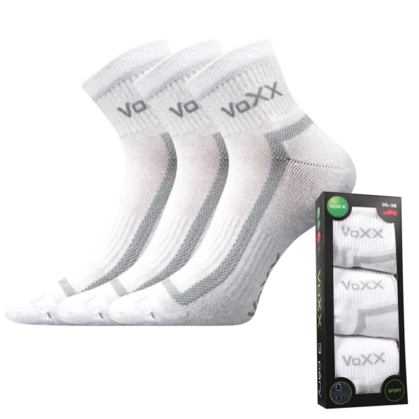 VOXX ponožky Caddy B 3párové biele 1 balenie 35-38 117334