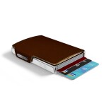 Kožená mini peňaženka Mondraghi Elegance Brown