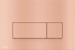 Alcadrain 1 - Alcadrain THIN Ovládacie tlačidlo pre predstenové inštalačné systémy RED GOLD-mat M57-RG-M M57-RG-M