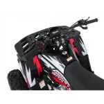 Mamido Detská benzínová štvorkolka RamiGO MONSTER 200CC čierno-červená