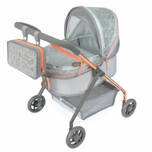 DeCuevas Môj prvý kočík pre bábiky s taškou CITY X 2024 - 56 cm