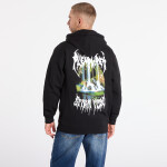 Mikina PLEASURES Pond Zip Hoodie Black S