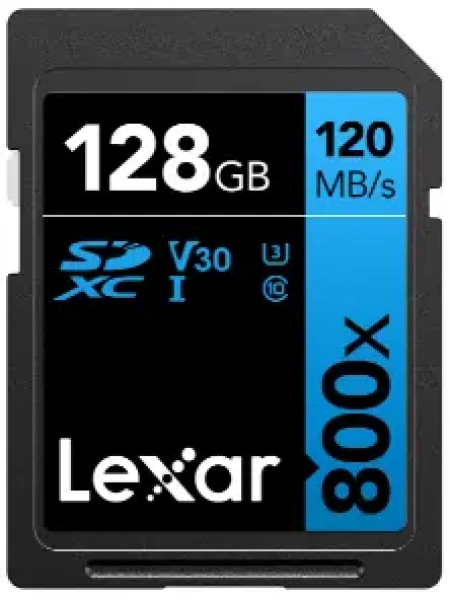 Lexar Professional 800x PRO Memory Card SDXC 128GB / čítanie: 120MBps / zápis 45MBps / UHS-I / Class 10 / V30 (LSD0800P128G-BNNNG)