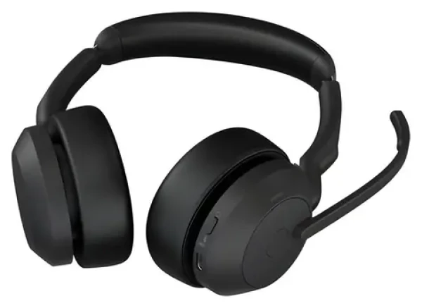 JABRA Evolve2 55 čierna / Slúchadlá / mikrofón / ANC / USB-A / Bluetooth 5.2 / stojanček / UC Stereo (25599-989-989)