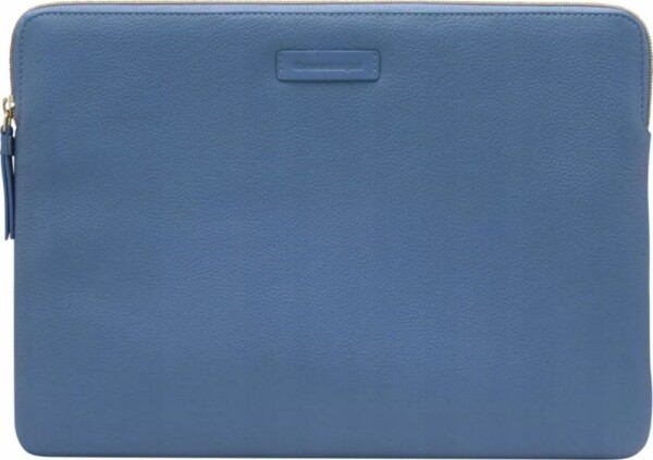 Dbramante Paris - Pebbled full-grain leather sleeve for Notebook 15''/MacBook Pro 16" 2019 - Ultra-marine Blue