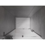 MEXEN/S - Velar L posuvné sprchové dvere 100, transparent, grafit metal 871-100-003-01-95