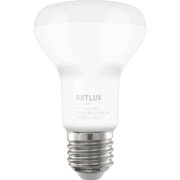 Retlux RLL 465 R63 E27 Spot 8W / 720 lm / 3000K - teplá biela (8590669334902)